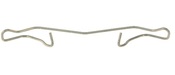 Volvo Disc Brake Anti-Rattle Clip - Genuine Volvo 30666826
