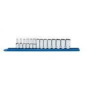 14 Pc. 3/8" Drive 6 Point Mid Length Metric Socket Set - Gearwrench 80554S