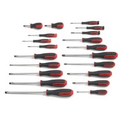 20 Pc. Phillips/Slotted/Torx Dual Material Screwdriver Set - Gearwrench 80066