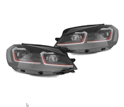 VW Headlight Assembly Upgrade Kit - Helix HVWG75HLRD2